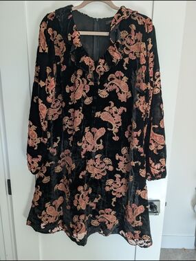 Downeast Holly Short Dress Black Combo, L